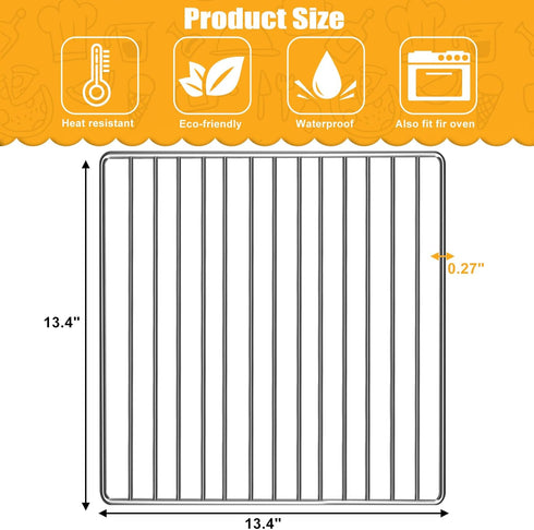 Air Fryer Rack for Ninja Foodi 10 in 1 SP101 Digital Air Fryer Countertop Oven, 13.4''*13.4'' Stainless Steel Air Fryer Accessories Roasting Steamer Grill Racks Baking Tray,Dishwasher safe by GWY