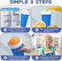3 Pack Frozen FANS-ONE Slushie Cup, Magic Slushy Cup, Reusable Slushy Maker Cup for Juice Ice Cream Milk Yogurt, DIY