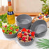 EI 8pcs Wheat Straw Bowls, 28oz Unbreakable Reusable Plastic Bowls, Microwave and Dishwasher Safe, BPA Free