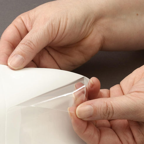 Self-Adhesive Poly Pocket, Smead, Clear, CD/DVD Size, 10 per Pack, Resealable Security Flap (68144)