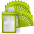 100 Pcs Flat Clear Foil Ziplock Bags, Holographic Food Storage Bags for Party Favor and DIY Crafts
