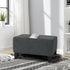 MAXIJIN Velvet Ottoman Slipcover Oversized Stretch Square Rectangle Footstool Slipcover Folding Storage Ottoman Covers