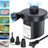 Electric Air Pump for Inflatables, VANNPOOY Portable Air Mattress Pump, Quick Inflate