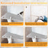 mivndeeopu 12" 2-Pcs, 304 Corner Shower Shelf Rustproof Stainless Steel Corner Shower Shelves with Razor Holder Slot