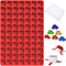 Mini Chocolate Candy Molds, 77 Cavities Silicone Mold with Car Shape for Homemade Candy, Chocolate, Gummy
