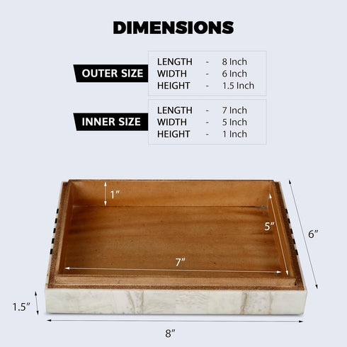 12 6 2 Handicrafts Home Large Decorative Storage Box with Lid Black White Modern Storage Box, Remote Control Organizer