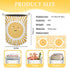 HKTZM Cute Sunshine Laundry Basket, Boho Sunshine Nursery Waterproof Collapsible Laundry Hamper Dirty Clothes Storage