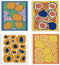 LARTSFRO Swedish Dishcloths for Kitchen, Papaya Reusable Paper Towels Washable, Summer Lemon Pineapple