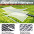 16 10x20FT Grommets, ANGAR Mil Heavy Duty Clear Greenhouse Tarp, Waterproof Clear Tarps with UV Resistant Greenhouse