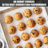 Baking Sheet Cookie Sheet Set of 2, Umite Chef Stainless Steel Baking Pans, 16 x 12 x 1 inch