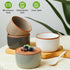 Morandi Color Ramekins Set of 6, 6 oz Creme Brulee Ramekins Oven Safe, Porcelain Ramekins Bowls, Mini Cheesecake Pans, Small Baking Dish, Dipping Sauce Bowls, Ramekins for Baking Souffle, Ice Cream
