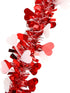 LOMIMOS 32.8 Ft Valentine's Day Tinsel Garland, Shiny Hanging Decor for Wedding Engagement Anniversary Party