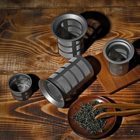 Lixada Titanium Mesh Tea Infuser Basket for Teapot, Kettle, or Cup