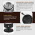 12-Cup 360 Elite Gourmet Electric Coffee Percolator, Dishwasher Safe Stainless-Steel Filter, Lid & Tube, Keep Warm
