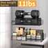 4 Pack 100% DTUQYX Magnetic Spice Rack for Refrigerator, Metal Strong Magnet Fridge Shelves, Space Saving Spice