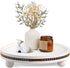 SAOCAIHUL Farmhouse Decorative Round Tray, 11.81 Inch, Versatile Centerpiece Tray for Coffee Table