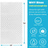 Bloss Refrigerator Liners for Shelves, Washable Fridge Shelf Liners, Roll Pack (Grid, 18"X78") (Clear-Grid)