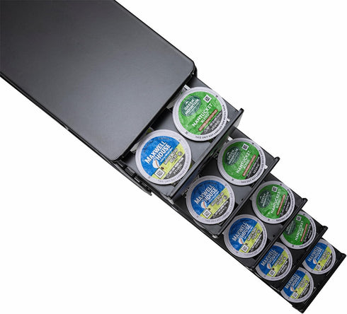 FlagShip K Cup Organizer for Keurig Pod Drawer, Large Multi Tier Coffee Pod Holder