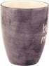 Mom Life is the Best Life Deep Purple Large 20 oz Ceramic Coffee Mug, Purple Tea Cup