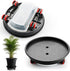 RooTrimmer 13 Inch Plant Stand Rolling Tray Plant Caddy with Wheels and