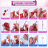 340 (340Pcs VICTLOV Crystal Suncatcher Making Kit, Pieces with Beads, Snowflakes, Butterflies, Glass Balls for Garden