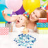 Halodete 100pcs Glitter Cloud & Airplane Confetti, Plane Table Confetti, Baby Shower Party Decor, Boy Birthday Party