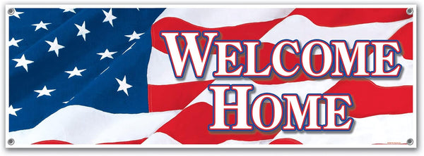 Welcome Home Sign Banner, Party Accessory (1 count)