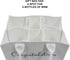 Milestone Wine Labels and Gift Bag, 6 Bottle Congratulations Wedding Wine Crate with Wedding Milestone Stickers