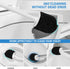 Set Toilet Brush and Holder, Toilet Bowl Brush with Ventilated Holder and Ergonomic Long Handle, Durable Bristles