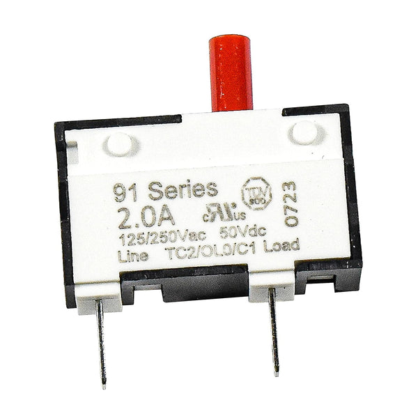 HQRP Push-to-Reset Thermal Circuit Breaker Switch 91-Series for Dyson DC25 DC24 Upright Vacuum Cleaner, UL Listed