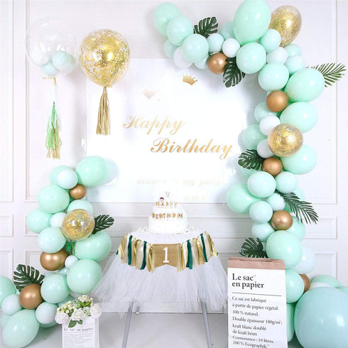 1st Field Green Style Highchair Banner Baby Girls Boys Birthday Party High Chair Bunting Garland Decoration (Grassland