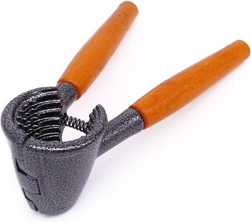 Anwenk Heavy Duty Nutcracker Tool, Pecan Walnut Plier with Wood Handle
