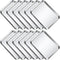 Baking Sheet Pan Set, 12 Pcs Non-Stick Cookie Sheet Small Toaster Oven Pans, Easy Clean Stainless Steel Trays