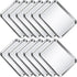 Baking Sheet Pan Set, 12 Pcs Non-Stick Cookie Sheet Small Toaster Oven Pans, Easy Clean Stainless Steel Trays