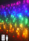 CoziTech Rainbow Fairy String Curtain Lights with Remote, Twinkle LED Ombre Light Curtain