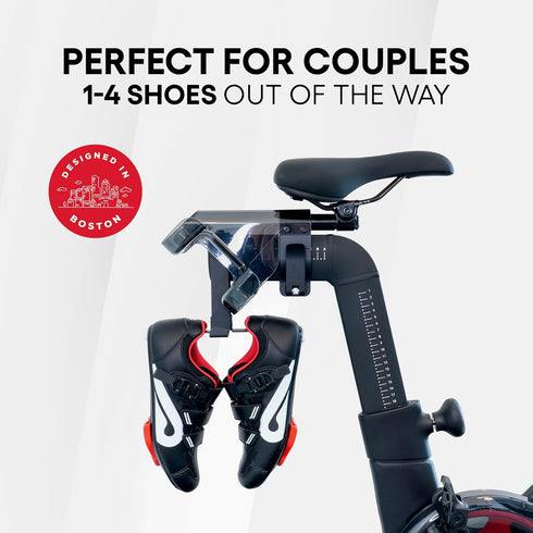 2 Metal Shoe Hanger for Original Peloton Bike Plus, Holds Pairs of Shoes, Perfect Accessories for Original Peloton