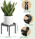 10.2" 4 TOSKING Heavy Duty Metal Plant Stand for Indoor Outdoor, Rustproof Wrought Iron Potted Plant Holder