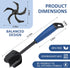 Ourokhome Meat Chopper for Ground Beef, Stable Operation Cooking Utensil for Hamburger, Masher for Potato, Navy