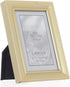 Lawrence 11423 Antique Gold Brass Picture Frame, 2x3 Inch, Beaded Edge Design