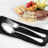E-far 24-Piece Dinner Forks and Spoons Set, Stainless Steel Flatware for Home Kitchen, Mirror Finish, Dishwasher Safe