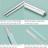 Metal Chopsticks, 1 Pair Reusable Stainless Steel with Pull Design Case for School, Home, Office, Camp
