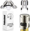 Champagne Sealer Stopper, BGMAX 3 Pack Stainless Steel Sparkling Wine Bottle Plug