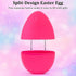 Celmuron 6 Pack 8'' Jumbo Fillable Easter Eggs Extra Large Plastic Eggs for Treats, Easter Basket Stuffers, Egg Hunt