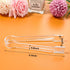Roshtia 12 Pcs Plastic Serving Tongs Mini Kitchen Tongs Utility and Plastic Kitchen Scoops Clear Ice Scoop Mini Clear
