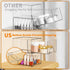 Yieach 4.4" Closet,Medicine Bottles,Pacifier,6 Tall Small Clear Acrylic Stackable Storage Drawers for Vanity,Under