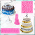 5 Pieces Music Note Fondant Mold - Silicone Musical Candy Mold for Cake Decoration