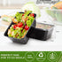 50Pack 34oz 1000ml, Meal Prep Containers - Food Storage Containers with Lids, Reusable Food Prep Containers, Disposable