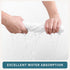 24 Pack 13x13 inches 100% Set Casa Platino White Washcloths - - Cotton - Premium Quality Wash Cloths for Bathroom