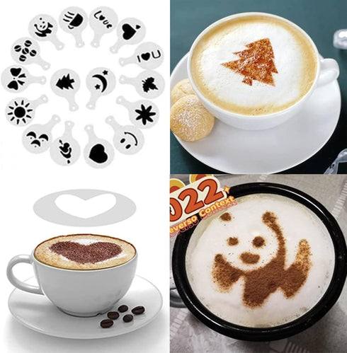 Rechargeable Milk Frother, 3-Speed Electric Handheld Frother for Coffee with 2 Whisks and Decoration Tool