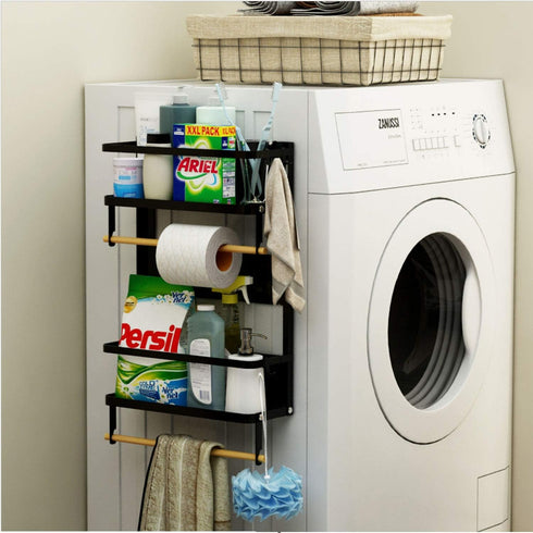 Rack,4 2 5 EASTTOWEST Magnetic Spice Tier Kitchen Magnetic Shelf for Refrigerator Fridge Organizer with Paper Towel